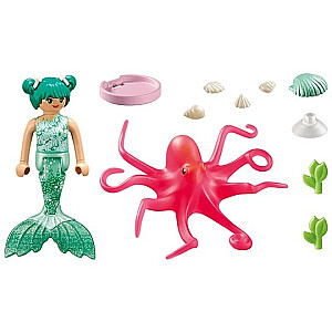 Playmobil Princess Magic 71503 Mermaid ar krāsu maināmu astoņkāji