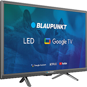 TV 24" Blaupunkt 24HBG5000S HD LED, GoogleTV, Dolby Digital, WiFi 2,4-5 GHz, BT, melns