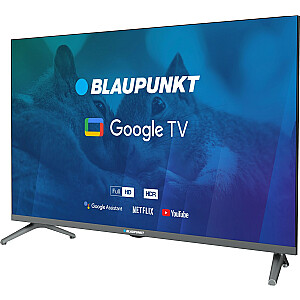 TV 32" Blaupunkt 32FBG5000S Full HD LED, GoogleTV, Dolby Digital, WiFi 2,4-5 GHz, BT, melns