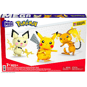 Набор MEGA CONSTRUX Pokemon Pikachu Trio, 3 упаковки GYH06/4
