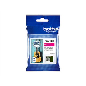 Brother LC421XLM Ink Cartridge, Magenta | Brother