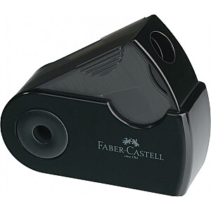 *Точилка для карандашей Faber-Castell Sleeve Mini с контейнером, диаметр 1, черная