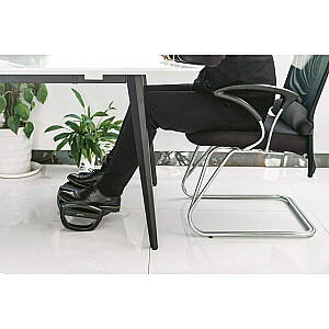 Подставка для ног/качалка Manhattan, повышение комфорта и производительности под столом, два покачивающих движения, 277 x 502 мм, текстурированная поверхность, черный, пожизненная гарантия