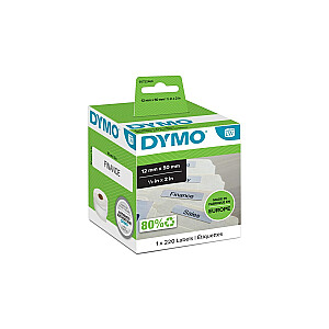 Этикетки для подвесных файлов DYMO — 12 x 50 мм — S0722460