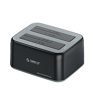 Док-станция для хранения данных — Orico 2x SATA 2,5"/3,5" USB-C 10 Гбит/с