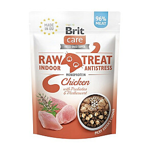 BRIT Care Raw Treat Indoor&Antistress Chicken - kārums kaķiem - 40g