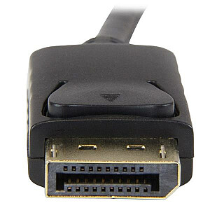 StarTech.com 3 pēdu (1 m) DisplayPort–HDMI kabelis — 4K 30Hz — DisplayPort–HDMI adaptera kabelis — DP 1.2 monitora adaptera kabelis — HDMI — bloķējošs DP savienotājs — pasīvais DP–HDMI kabelis
