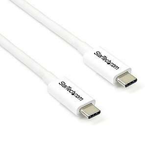 Кабель StarTech.com Thunderbolt 3 — 20 Гбит/с — 2 м — белый — совместимость с Thunderbolt, USB и DisplayPort