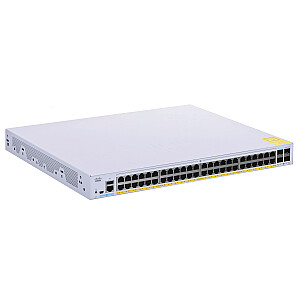 Cisco CBS350-48P-4X-EU tīkla slēdzis pārvaldīts Gigabit Ethernet L2/L3 (10/100/1000), sudraba