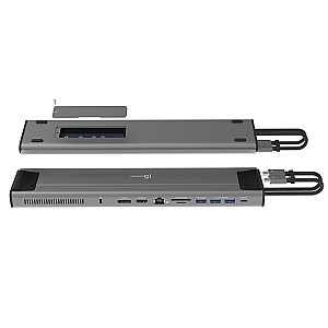 j5create JCD552 Док-станция M.2 NVMe® USB-C® Gen 2, серебристый и черный