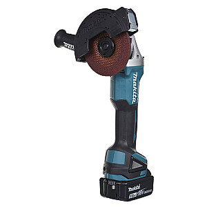 MAKITA DGA504RTJ Угловая шлифовальная машина 125 мм 2x 18 В 5 Ач Черный, Синий