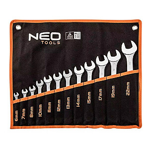 Neo Tools uzgriežņu atslēgas 6-22 mm, komplektā 12 gab.