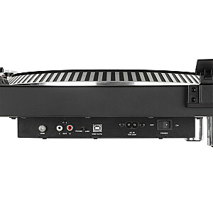 Krüger&Matz TT-602 Проигрыватель аудиосистем с ременным приводом, черный
