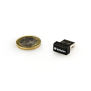 Verbatim Store 'n' Stay NANO — USB zibatmiņas disks 16 GB — melns