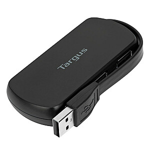 Интерфейсный концентратор Targus ACH114EU USB 2.0 480 Мбит/с Черный