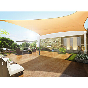 Садовый шейдер УФ-шейдер GreenBlue, полиэстер, площадь 5 м, кремовый, водоотталкивающая поверхность, GB505