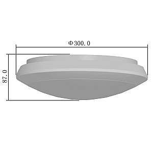 Maclean LED griestu lampa griestu gaisma ārējā siena IP66 16W MCE144