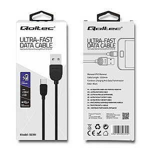 QOLTEC Ultra-fast data cable USB type C