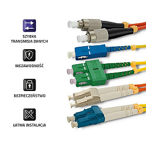 QOLTEC 50460 Qoltec Optic Patchcord LC-L