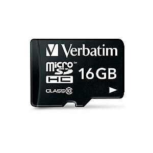 Verbatim 16 ГБ Micro SDHC