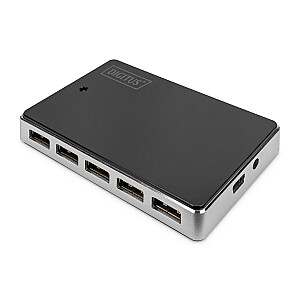DIGITUS USB 2.0 10-портовый концентратор 10x USB A / F