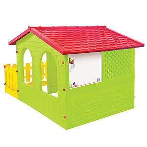 Детский домик садовый с забором 190x127x118  cm 12243