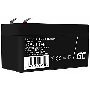 GREENCELL аккумулятор AGM VRLA 12V 1.3Ah