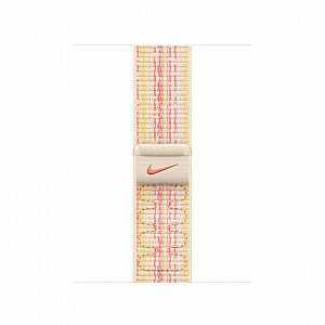 Nike Moonlight/Pink sporta siksniņa 41 mm korpusam.