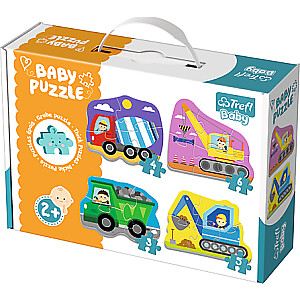 Trefl Baby Mazuļu puzle „Mašīnas“