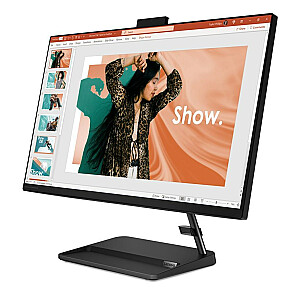 Lenovo IdeaCentre AIO 3 27IAP7 i5-12450H 27 дюймов FHD IPS 250 нит AG 16 ГБ DDR4 3200 SSD512 Intel UHD Graphics NoOS Черный