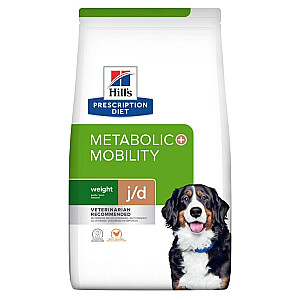 Hill's PD Metabolic + Mobility Chicken - sausā suņu barība - 4kg