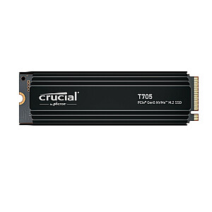 SSD Disk T705, 1 TB, M.2, NVMe 2280, PCIe 5.0, 13600/10200, dzesētājs