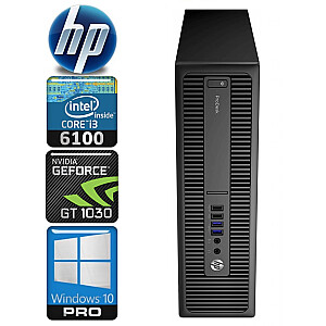 HP 600 G2 SFF i3-6100 8GB 2TB GT1030 2GB WIN10Pro