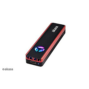 Akasa Vegas SSD Mate, твердотельный накопитель M.2 SATA/NVMe с USB3.2 Gen2