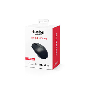 Fusion FM-100 optiskā pele | 1200 dpi | melna