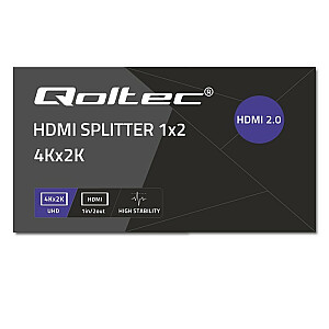 Aktīvais sadalītājs 2 x HDMI 4K x 2K | 6 Gb/s | 60 Hz