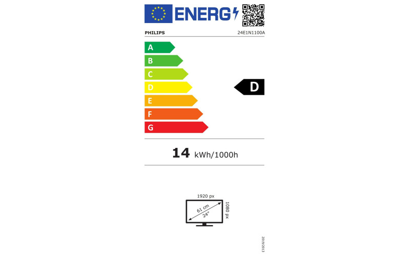 Philips 24E1N1100A/00 23.8'' 16:9/1920x1080/250cd/m2/HDMI VGA | Philips