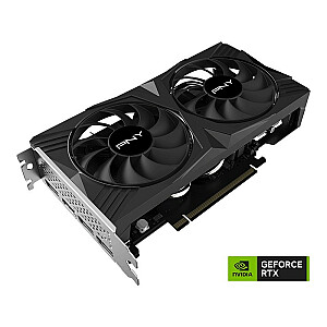 GeForce RTX 4060 8 GB Verto grafiskā karte ar diviem DLSS 3 ventilatoriem