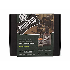 Komplekts bārdas kopšanai Cypress & Vetyver Special Beard Care Shampoo Cypress & Vetyver 200 ml + Beard Oil Cypress & Vetyver 30 ml