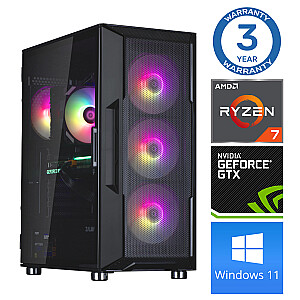 INTOP Ryzen 7 5700X 16GB 500SSD M.2 NVME+2TB GTX1650 4GB WIN11