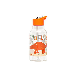 Бутылка для воды с соломкой Dino Club 0,46 л 636036
