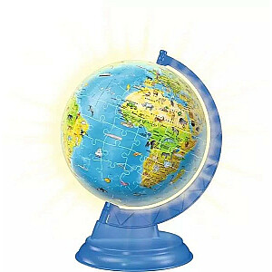 Puzle 188 gabali 3D Globe ar fona apgaismojumu