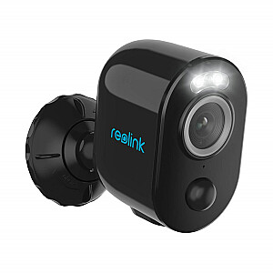 Reolink Argus 3 Pro IP kamera, melns USB C akumulators