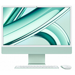 24 collu iMac: M3 8/10, 8 GB SSD, 512 GB — zaļš