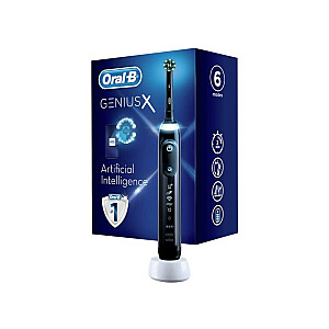 Осциллирующая зубная щетка Oral-B Genius X для взрослых, черная