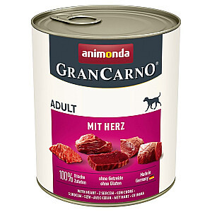 ANIMONDA GranCarno Adult с сердечками - влажный корм для собак - 800г
