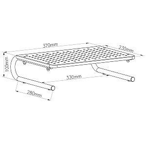 Maclean MC-948 monitora/klēpjdatora statīvs 13-32"