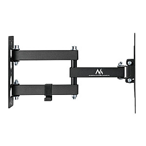 Maclean MC-700N Настенное крепление для ТВ-монитора, универсальное, max VESA 200x20, 23-43 дюйма, 30 кг, черный, выдвижной, наклоняемый для маленьких телевизоров