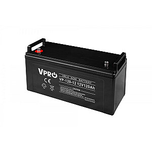 VOLT POLSKA AGM VPRO 12V 120Ah VRLA Необслуживаемый аккумулятор