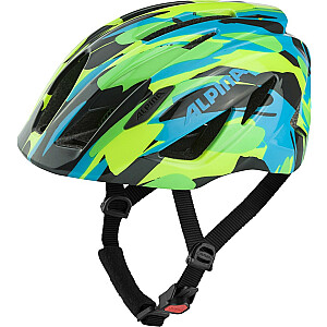 Велосипедный шлем ALPINA PICO NEON-GREEN BLUE GLOSS 50-55